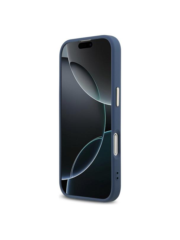 GUESS futerał do IPHONE 17 GUHCP17S4GMGCBL (PU W/ Big 4G Classic Logo) złoto niebieski