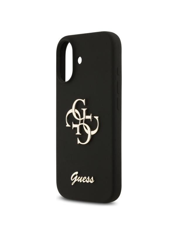 GUESS futerał do IPHONE 17 GUHCP17SSC4GSMK (Silicone W/ Big 4G Script) czarny