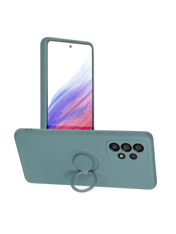 Futerał SILICONE RING do SAMSUNG S23 Plus zielony