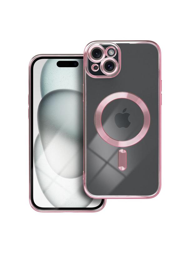Futerał ELECTRO MAG COVER kompatybilny z MagSafe do IPHONE 15 Plus złoty róż