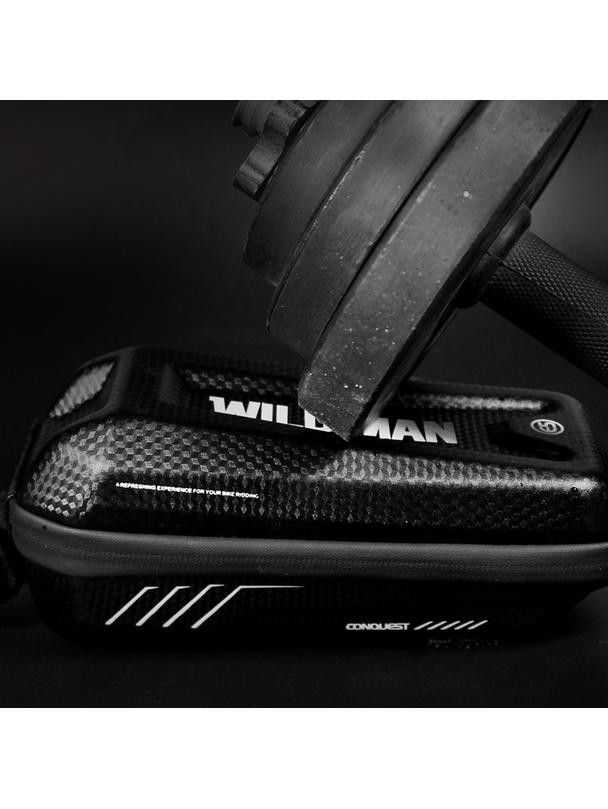 WILDMAN sakwa rowerowa na ramę na zamek 1L E5S czarna