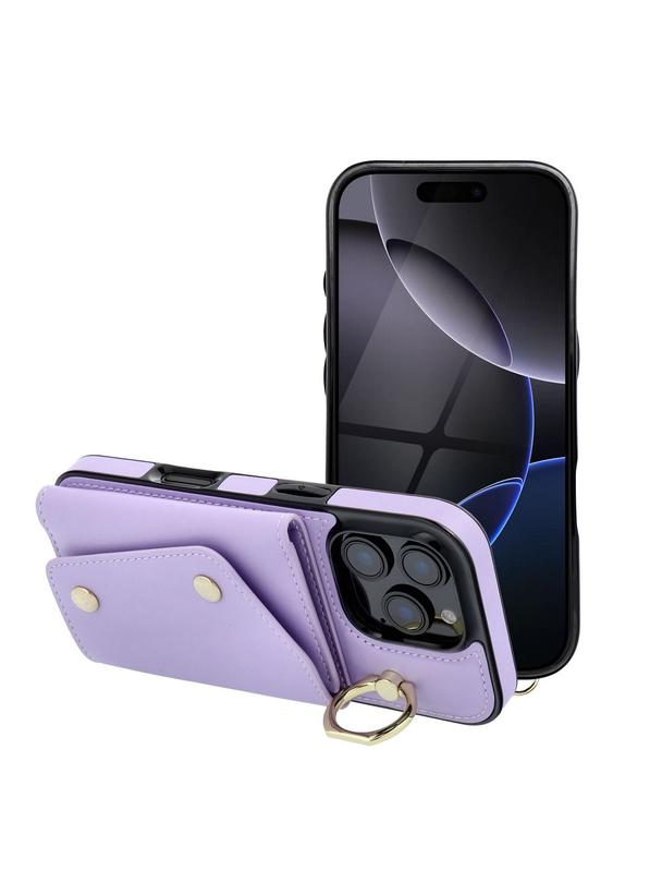 Futerał portfel WONDER dla IPHONE 16 PRO MAX liliowy