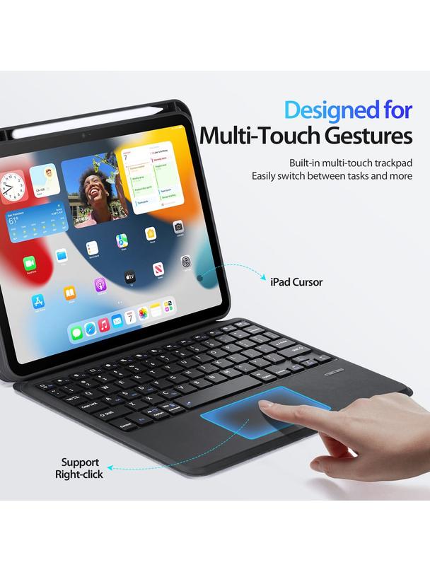 DUX DUCIS etui DK składane z klawiaturą bezprzewodową do iPad 10 (2022) czarne