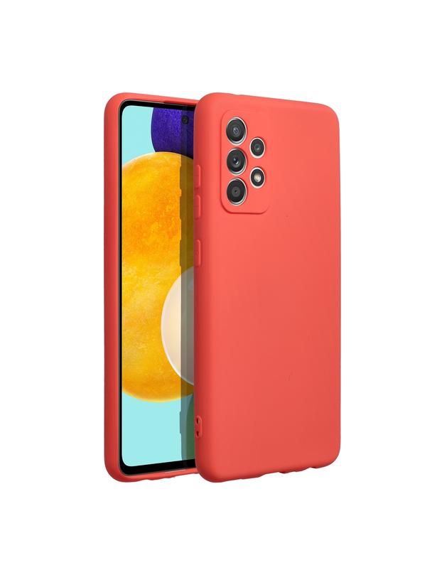 Futerał SILICONE do SAMSUNG A52 5G / A52 LTE ( 4G ) / A52S brzoskwiniowy