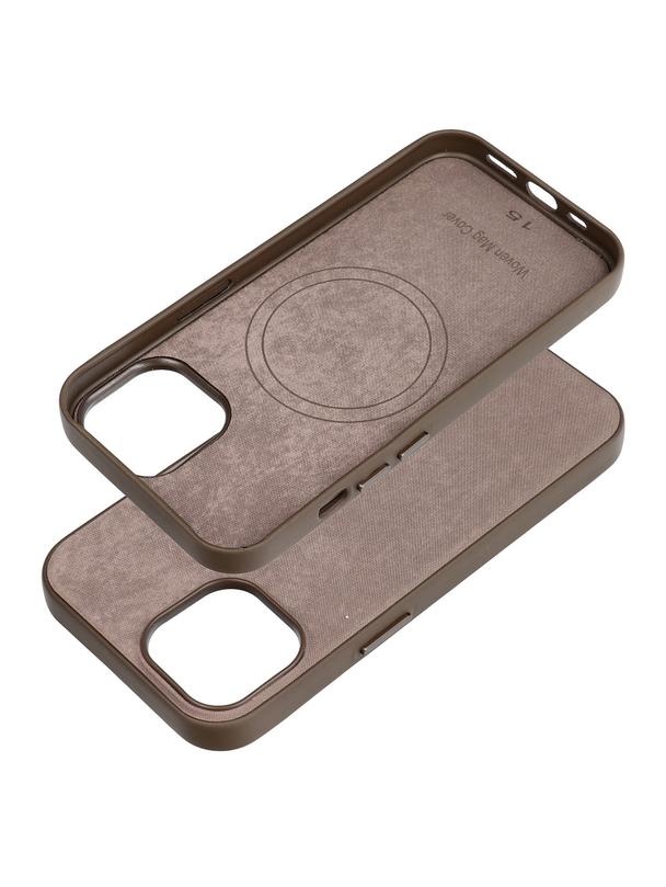 Futerał WOVEN MAG COVER kompatybilny z MagSafe do IPHONE 15 jasny brązowy