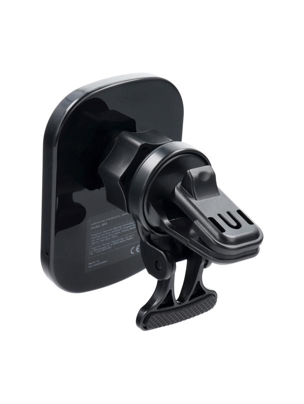 Uchwyt samochodowy magnetyczny do kratki z ładowaniem indukcyjnym kompatybilny z MagSafe 15W D10 czarny