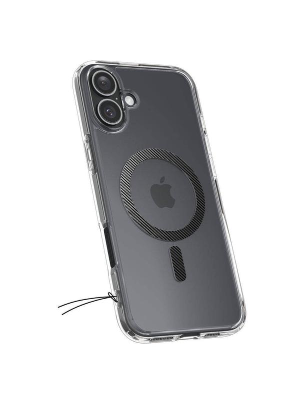 SPIGEN futerał ULTRA HYBRID MAG kompatybilny z MagSafe do IPHONE 16 carbon fiber