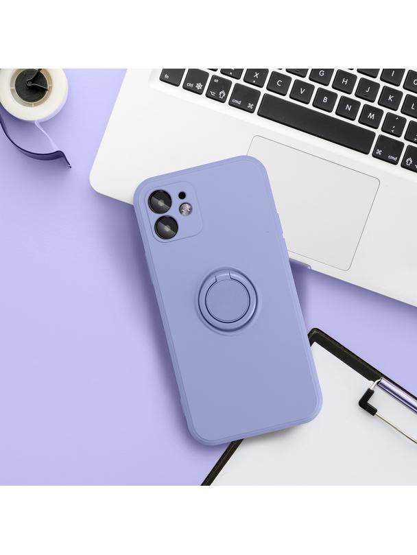 Futerał SILICONE RING do SAMSUNG S25 fioletowy