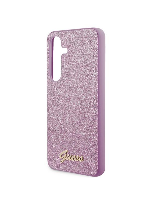 GUESS futerał do SAMSUNG S24 GUHCS24SHGGSHU (Glitter Script) fioletowy