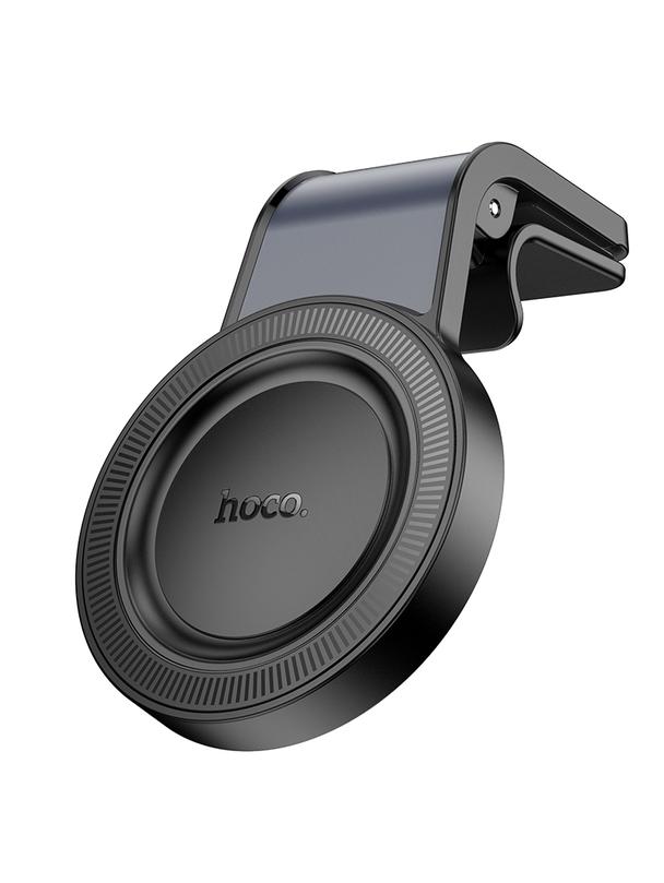 Uchwyt na telefon do samochodu magnetyczny zgodny z MagSafe Hoco do kratki H59 czarny