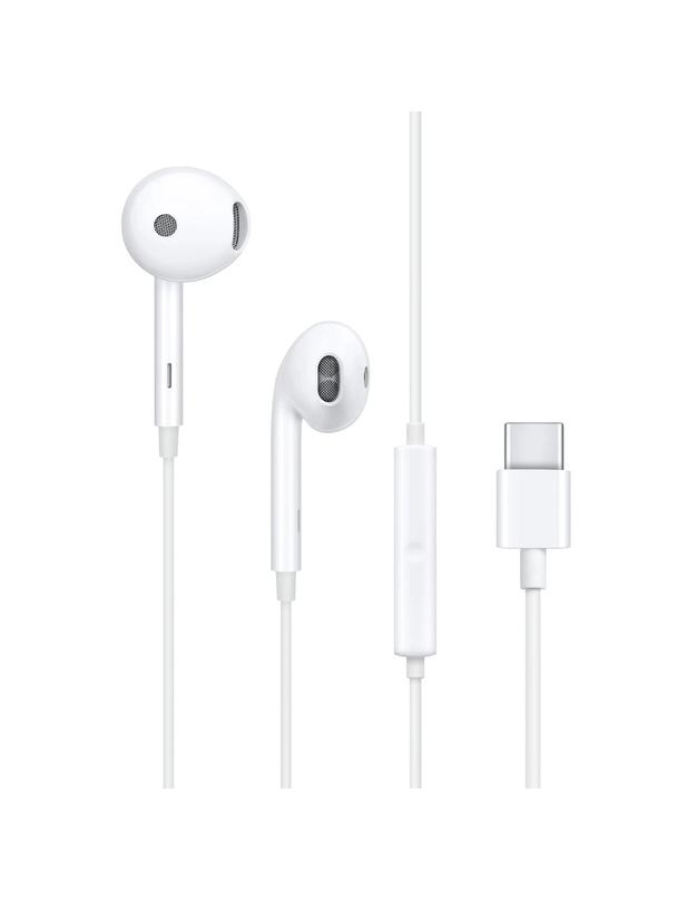 Słuchawki przewodowe douszne USB C Oppo MH135-3 bulk białe