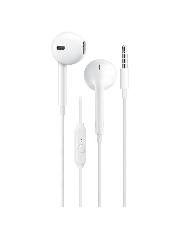 Słuchawki przewodowe douszne Jack 3,5 mm Blue Star PA-E65 1,2 m białe