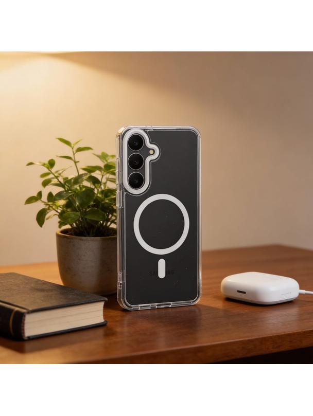 Futerał FRAME CLEAR HYBRID MAG COVER kompatybilny z MagSafe do XIAOMI Redmi A5 transparentny