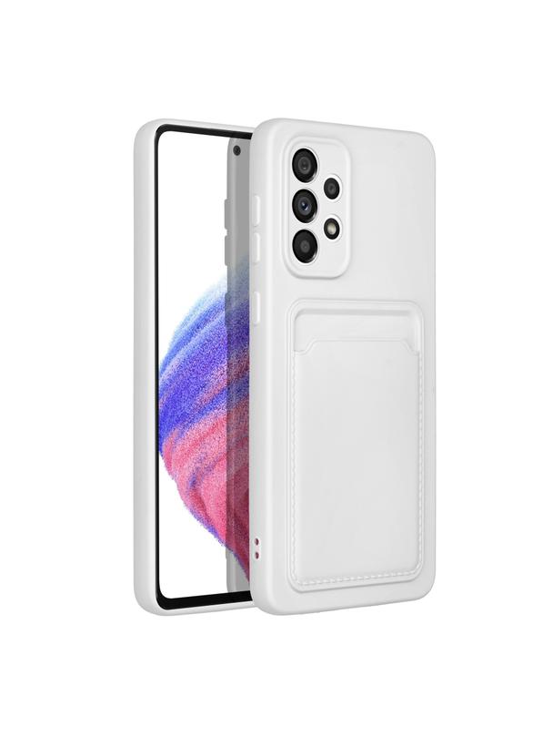 Futerał CARD CASE do SAMSUNG A33 5G biały