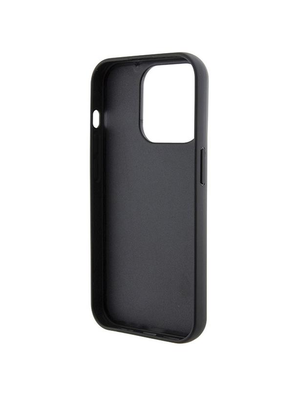 KARL LAGERFELD futerał do IPHONE 14 Pro Max KLHCP14XGSACHPK (Gripstand Saffiano choupette PIN) czarny