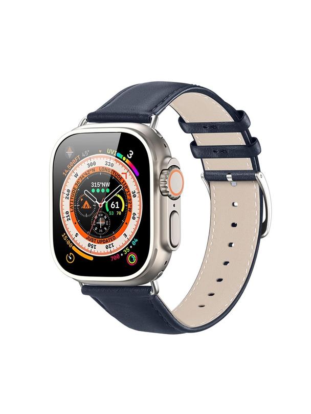 DUX DUCIS pasek YS skórzany do Apple Watch 38 / 40 / 41 mm niebieski