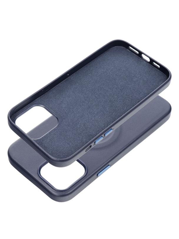 ROAR futerał LEATHER MAG kompatybilny z MagSafe do IPHONE 12 Pro Max Granatowy