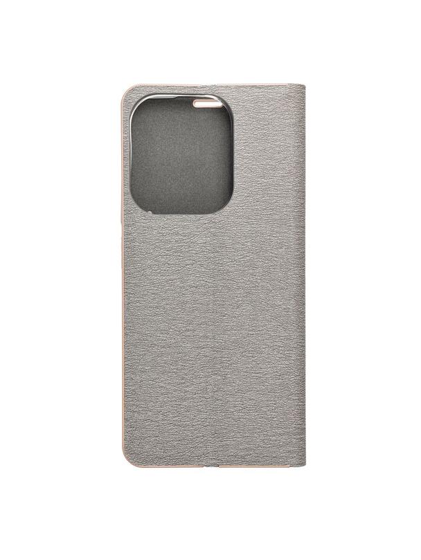 Kabura LUNA Book Gold do XIAOMI Redmi 15C (173,16 x 81,07 x 8,2) srebrny