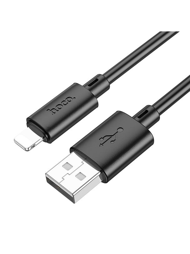 Kabel USB A do Lightning Hoco 2,4A 1 m X88 czarny