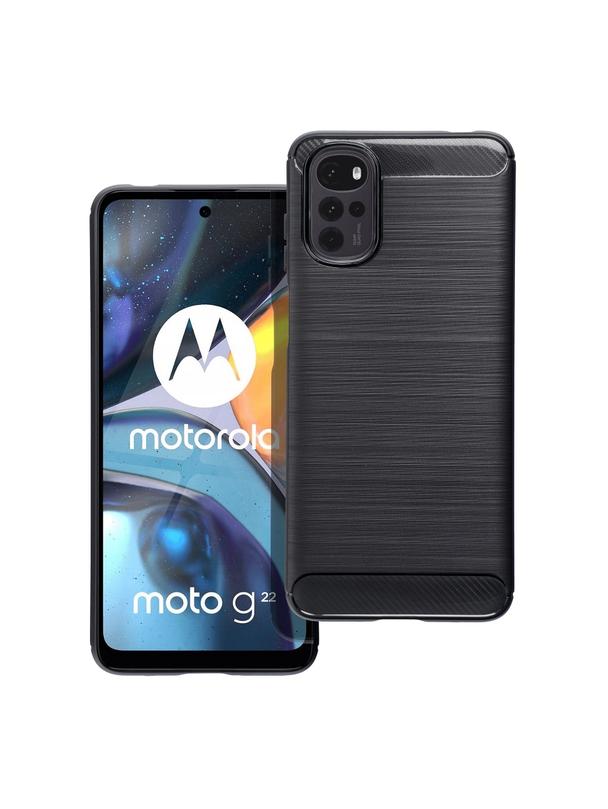 Futerał CARBON do MOTOROLA G22 czarny