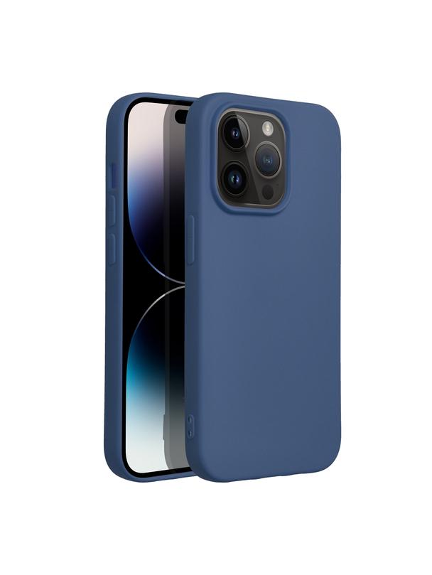 Futerał SILICONE do IPHONE 14 Pro niebieski