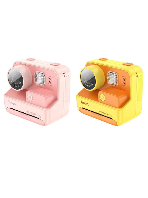 Aparat cyfrowy dla dzieci z drukarką Hoco 1MP 2,0" HD Ready DV200 różowy
