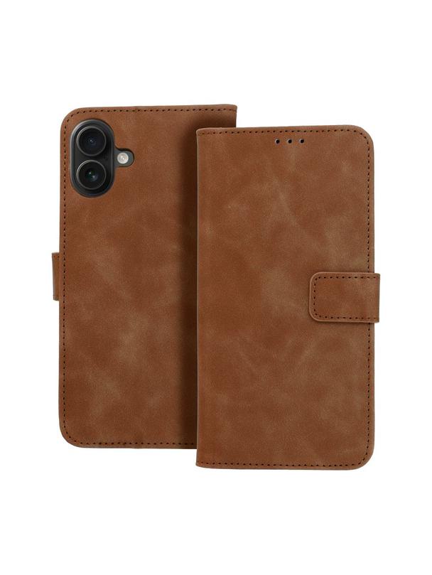 Kabura TENDER Book do IPHONE 16 Plus brązowy