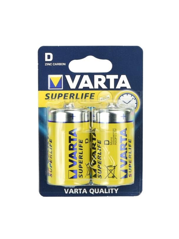 VARTA bateria cynkowa R20 (Typ D) Superlife 2 szt