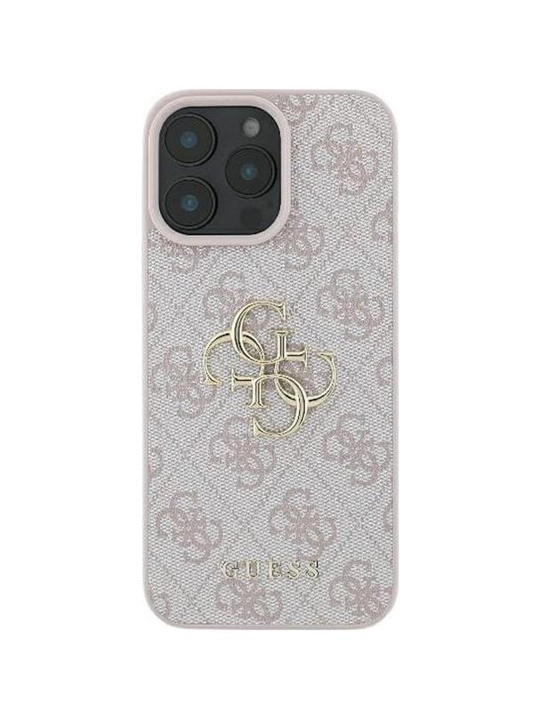 GUESS futerał do IPHONE 16 Plus GUHCP16M4GMGPI (4G PU Big Logo) różowy