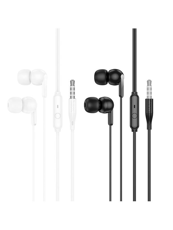 Słuchawki przewodowe douszne Jack 3,5 mm Hoco M124 białe
