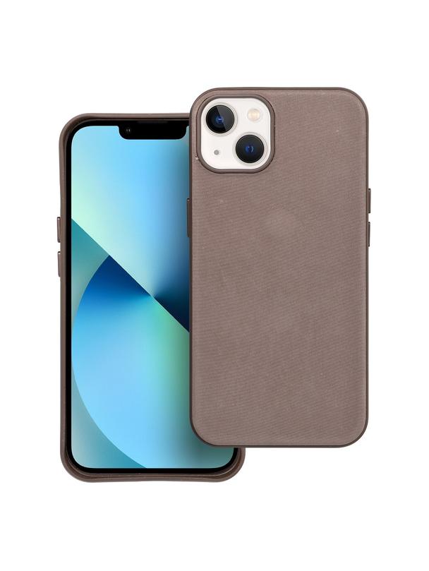 Futerał WOVEN MAG COVER kompatybilny z MagSafe do IPHONE 13 jasny brązowy