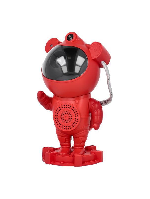 Projektor gwiazd astronauta z głośnikiem bluetooth X2502 czerwony