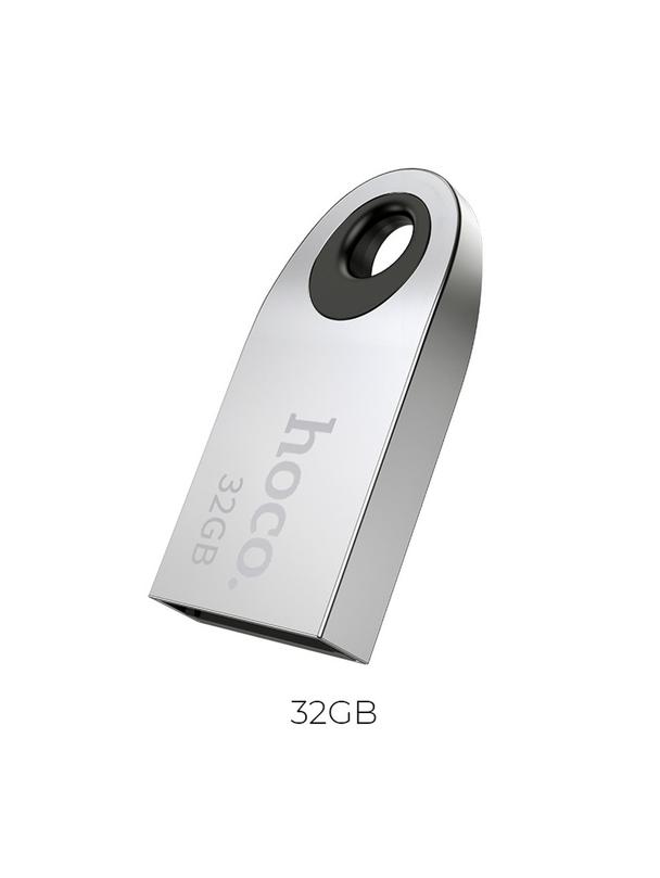 Pendrive 32GB USB 2.0 (USB A) Hoco mini UD9 srebrny
