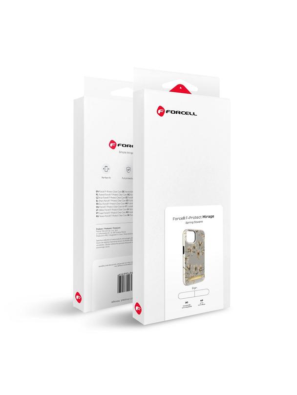 Etui na iPhone 14 Forcell F-Protect Mirage zgodny z MagSafe spring flowers
