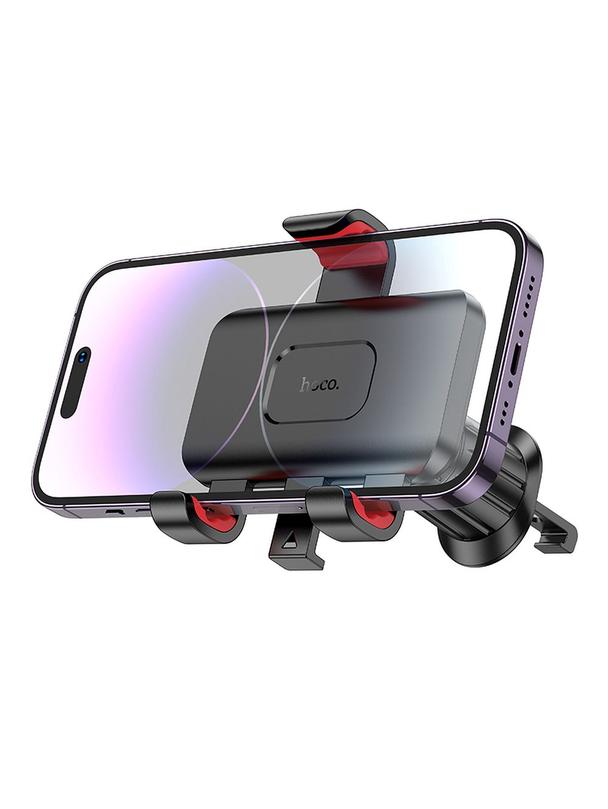 Uchwyt na telefon do samochodu uniwersalny Hoco do kratki H21 czarny