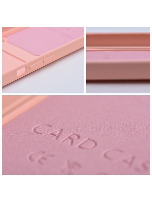 Futerał CARD CASE do XIAOMI Redmi NOTE 13 Pro 4G różowy