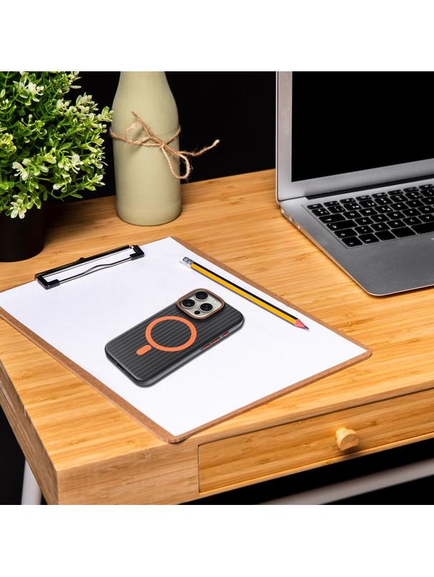 Futerał SIMPLY kompatybilny z MagSafe do IPHONE 17 tytan czarny