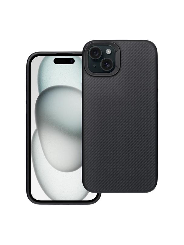 Etui na iPhone 15 PLUS Carbon Elite Mag Cover zgodny z MagSafe czarny