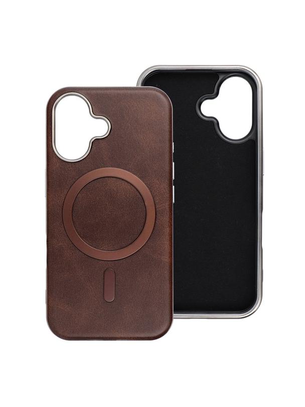 Futerał GENTLEMAN MAG COVER kompatybilny z MagSafe do IPHONE 11 brązowy