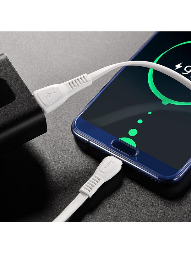 Kabel USB A do USB C Hoco 2,4A 1 m X40 biały