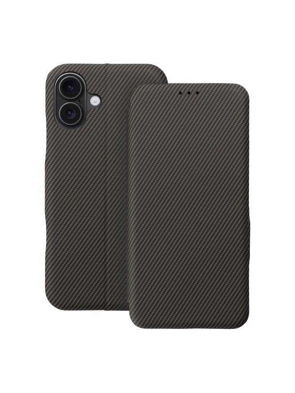 Kabura FOLIO Side Magnet do IPHONE 16 PLUS brązowy