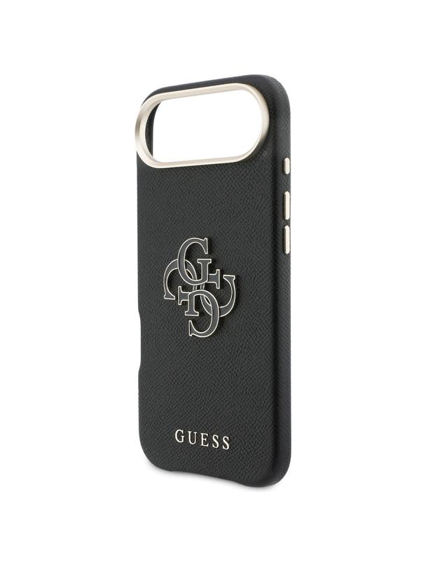 GUESS futerał do IPHONE 17 Air GUHCP17M5PS4RGGK (PU FW Resin Logo) czarny