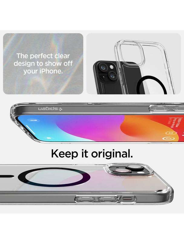 SPIGEN futerał ULTRA HYBRID MAG kompatybilny z MagSafe do IPHONE 15 black