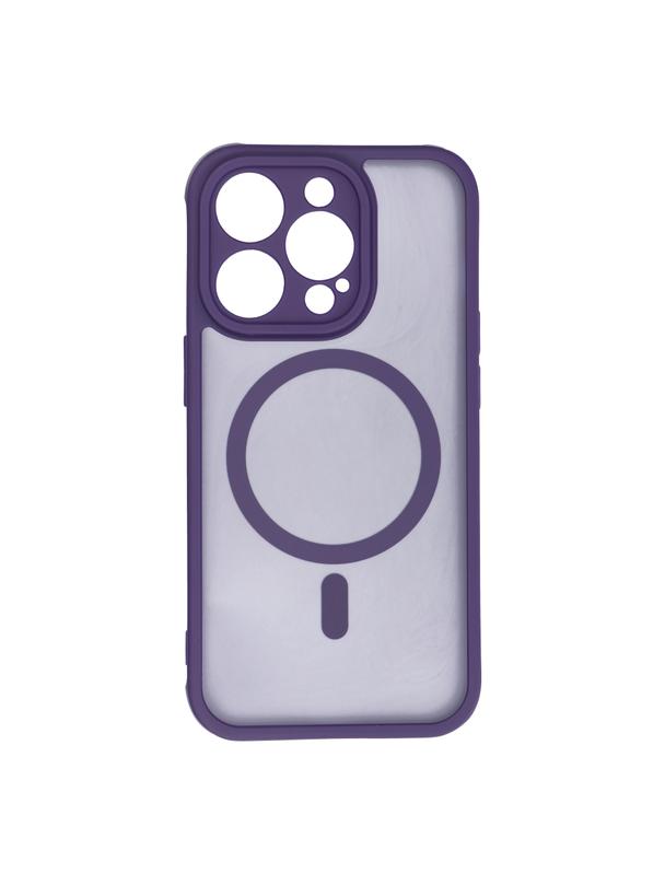 Futerał FULL MATTE MAG COVER kompatybilny z MagSafe do IPHONE 14 Pro fioletowy