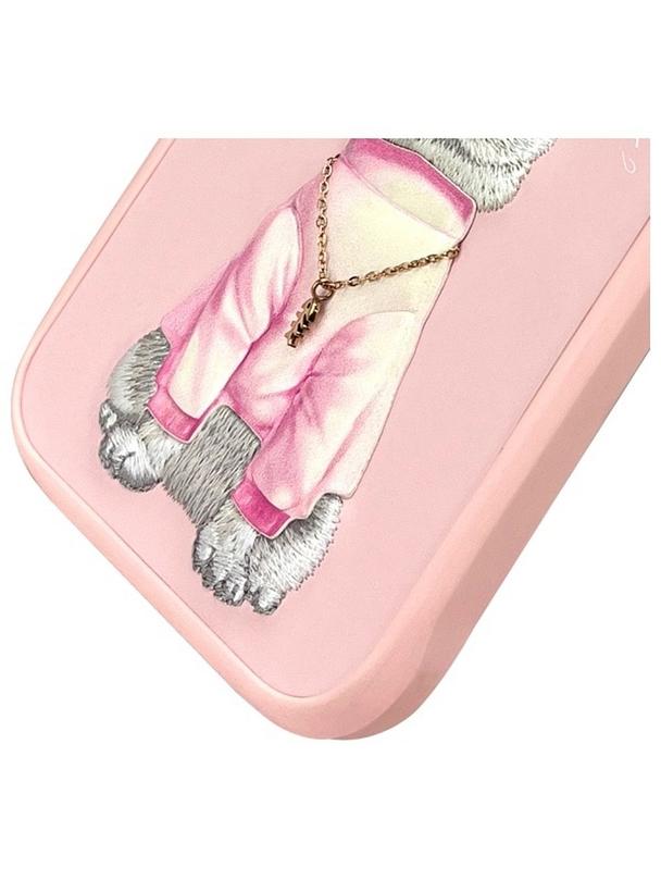 NIMMY futerał GLASSES COOL CAT do IPHONE 16 Pro różowy