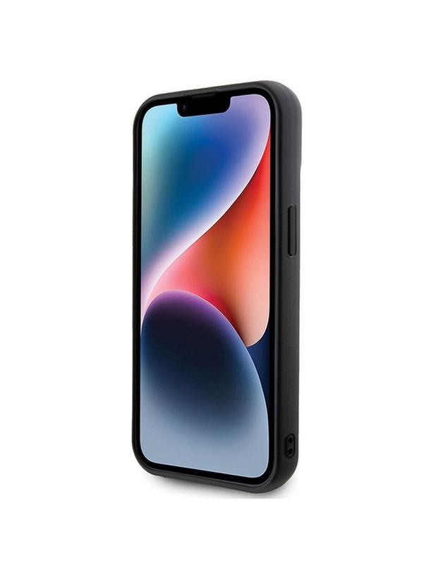 GUESS futerał do IPHONE 15 GUHCP15SPMSDGSK (Disco Script Metal) czarny