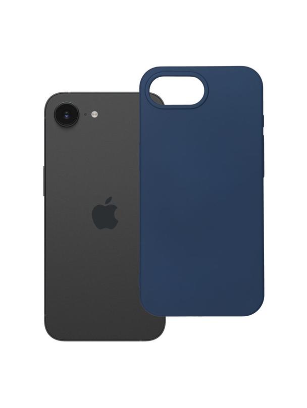 Futerał SILICONE do IPHONE 16e (SE 4 2025) niebieski