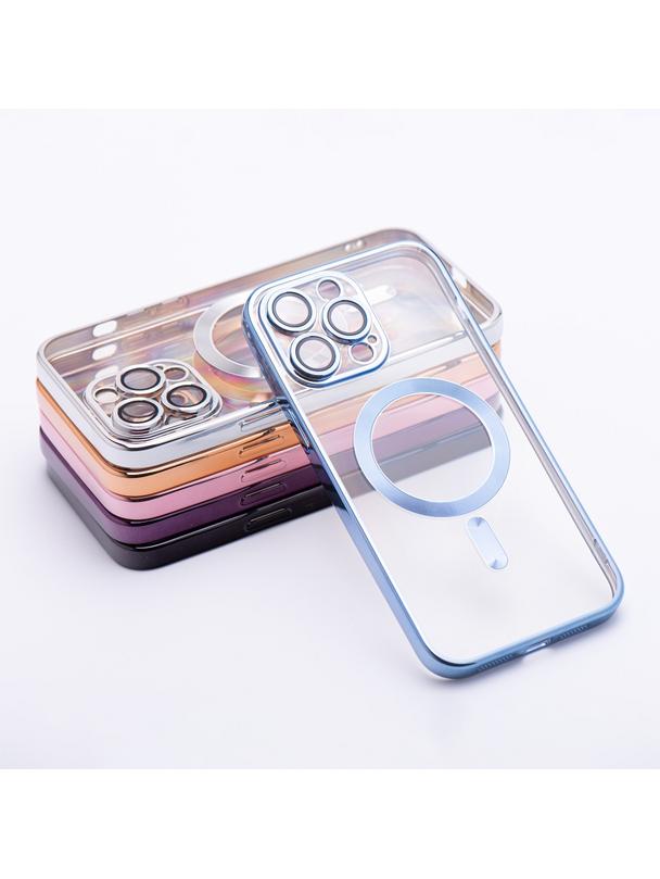 Futerał ELECTRO MAG COVER kompatybilny z MagSafe do IPHONE 16 Pro Max tytanowy niebieski