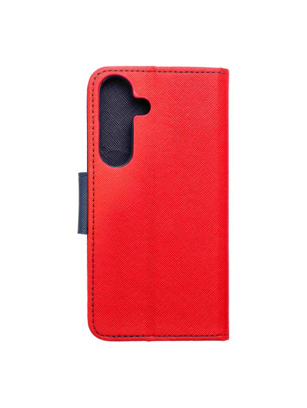 Kabura FANCY Book do SAMSUNG S25 czerwono granatowy
