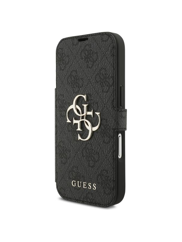 GUESS kabura do IPHONE 17 Pro GUBKP17L4GMGGR (PU 4G Metal Logo) czarna